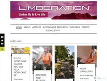 Tablet Screenshot of limberation.com